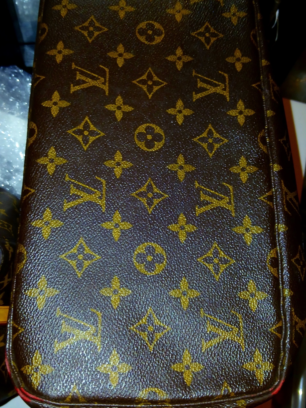 Louis Vuitton Set Neverfull Mm Bag Authentic Monogram Tote Shoulder Bag & Wallet - Picture 8 of 15